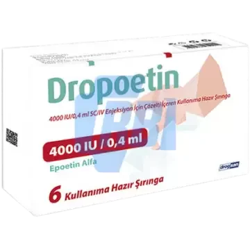 Dropoetin 4000 IU/0.4 ml SC/IV(SAME EPREX) - 4000 IU/0.4 ML SC/IV