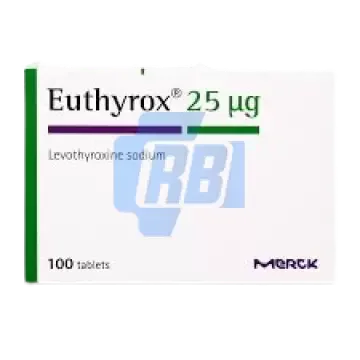 Euthyrox 25 mcg - 100 TABS X 25 MCG