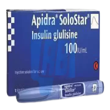 Apidra Solostar 5 pen 100 u/ml - 5 X 3 ML PENS 100 IU/ML
