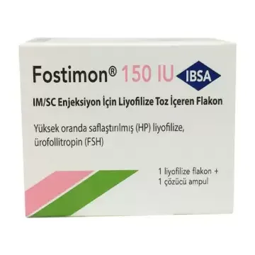 Fostimon (Merional) 150 IU HMG - 150 IU VIAL & SOLUTION
